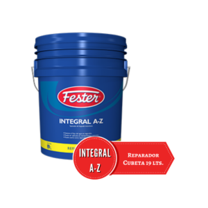 Cubeta azul 19 litros de reparador de concreto Integral AZ