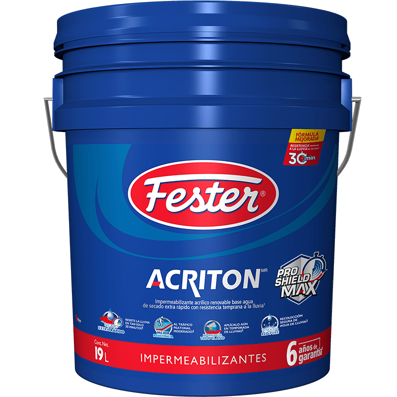 Acriton 6 años Rojo Cubeta